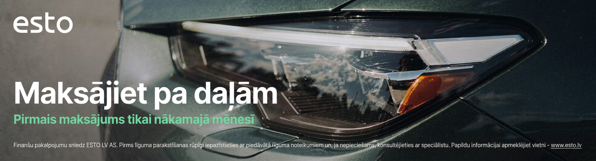 ESTO — Maksājiet pa daļām, pirmais maksājums tikai nākamajā mēnesī