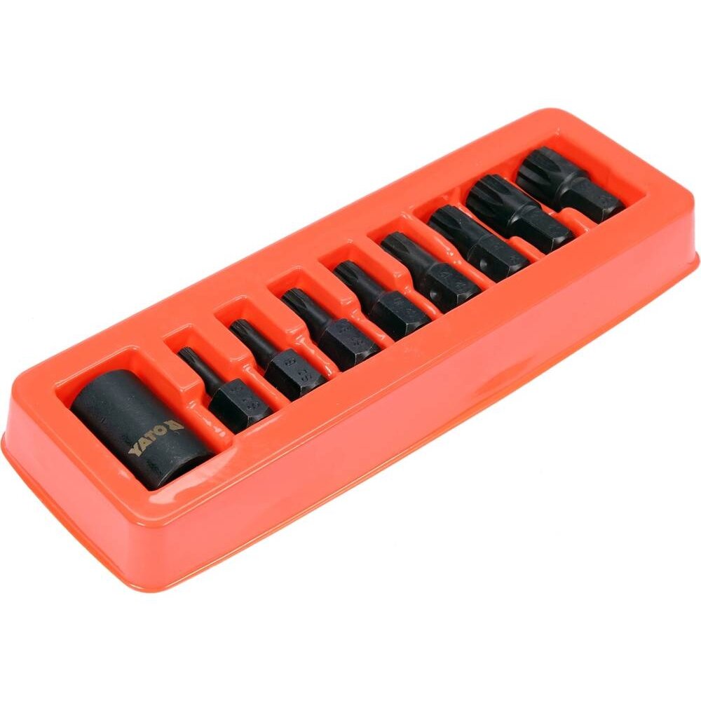 1/2" Dr. Bit triecienuzgaļu komplekts (SPLINE) 9 gab.