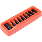 1/2" Dr. Bit triecienuzgaļu komplekts (TORX) 9 gab.
