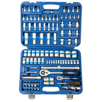 1/4" + 1/2" uzgaļu komplekts, 108 gab., 12 punktu