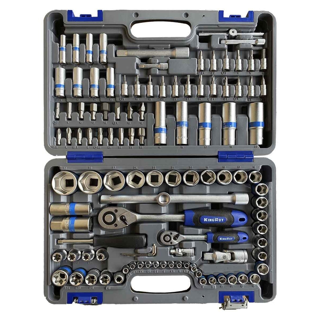 1/4" + 1/2" uzgriežņu atslēgu komplekts, 108 gab., 72. daļa