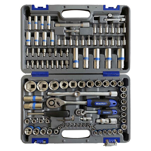 1/4" + 1/2" uzgriežņu atslēgu komplekts, 108 gab., 72. daļa