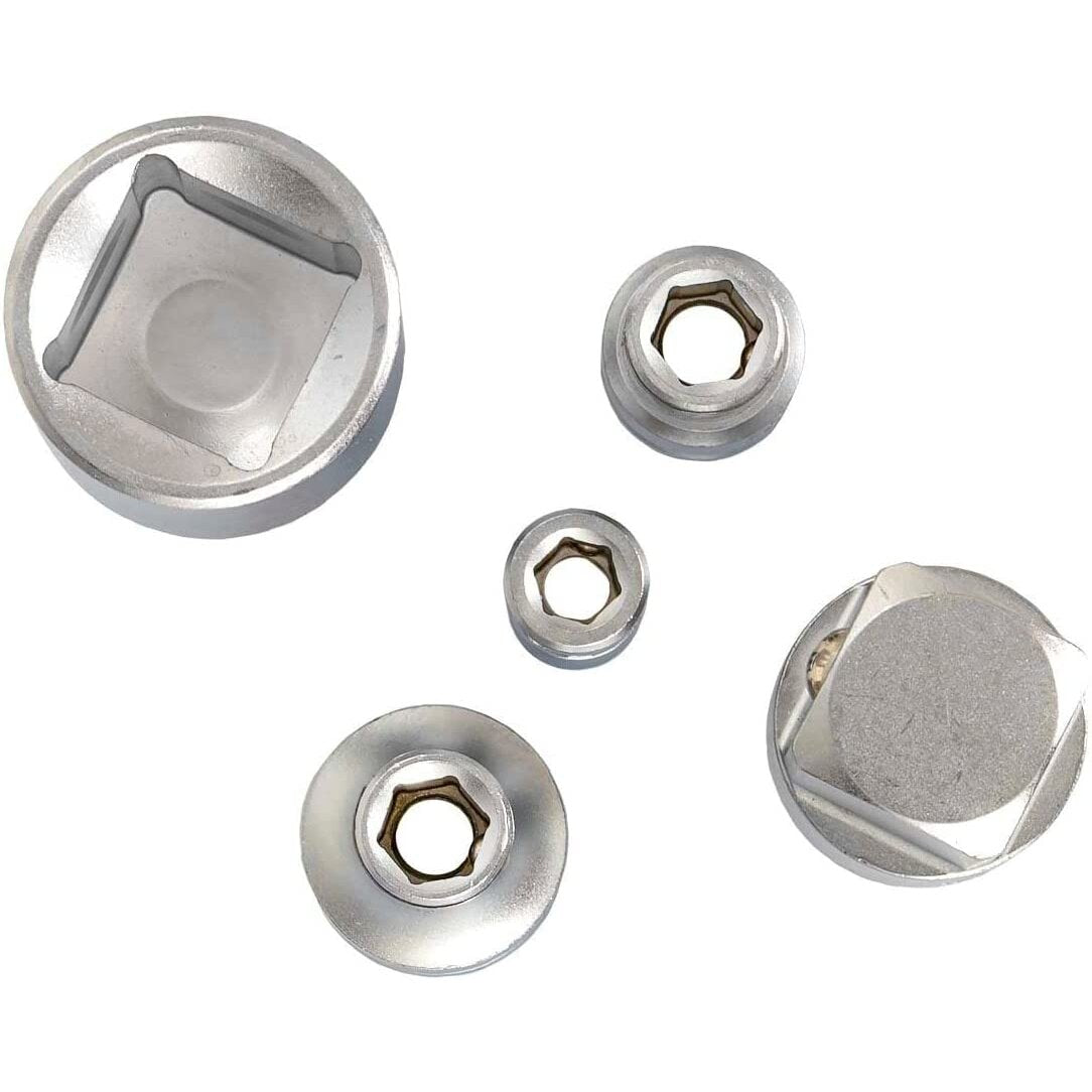 1/4" + 3/8" + 1/2" + 3/4" uzgriežņu atslēgu komplekts, 12 gab.