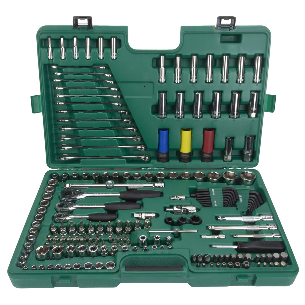 1/4" + 3/8" + 1/2" Dr. Mechanics galvenais komplekts (sešstūra atslēgas) 190 gab.
