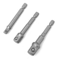 1/4" + 3/8" + 1/2" urbja uzmavu adapteru komplekts, 3 gab.