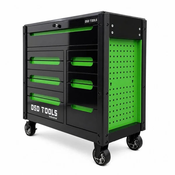 Instrumentu skapis ar 12 atvilktnēm un instrumentiem DSD Tools DS1878