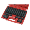3/4" + 1" triecienatslēgu komplekts (TORX, E-TORX, HEX), 16 gab.