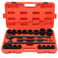 3/4" triecienuzgriežņu atslēgu komplekts, 21 gab. (21-50 mm), 12 punktu