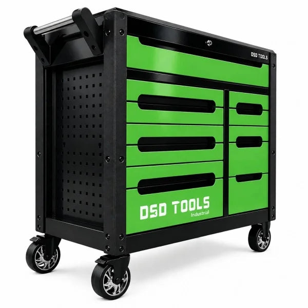 Instrumentu skapis ar 12 atvilktnēm un instrumentiem DSD Tools DS1879