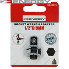 Galviņas adapteris 1/2" uz 19 mm atslēgu ENERGY