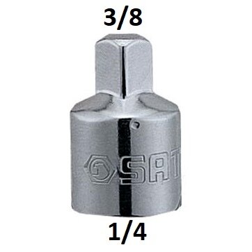 Adapteris 1/4" (iekšējais) - 3/8" (izgriezums)