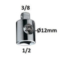 3 virzienu adapteris 1/2" - 3/8"