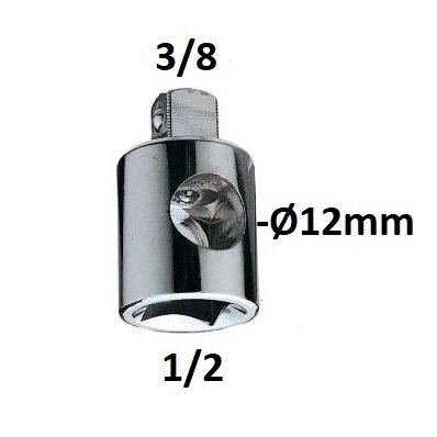 3 virzienu adapteris 1/2" - 3/8"