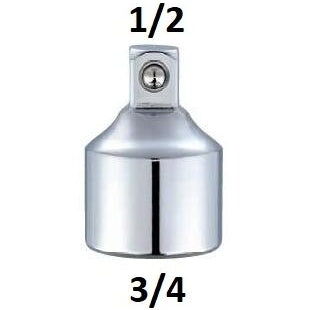 Adapteris 3/4" (iekšējais) - 1/2" (izgriezums)