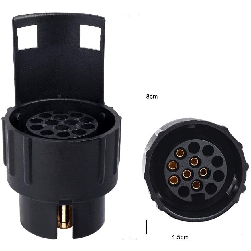 Mini plastmasas adapteris 7-13 kontaktu
