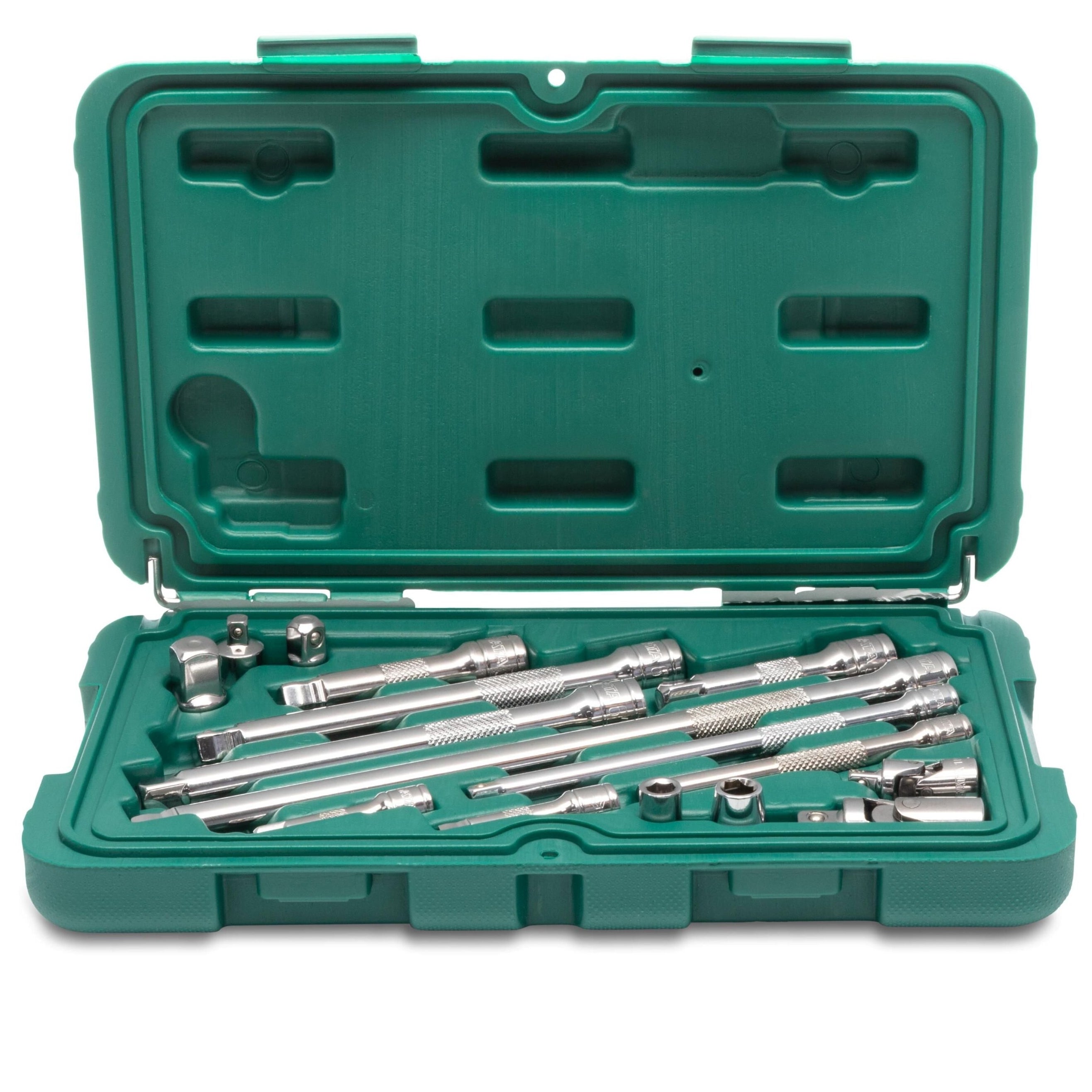 1/4" + 3/8" Dr. Adapteris un piederumu komplekts 16 gab.