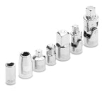 1/4" + 3/8" Dr. Adapteris un piederumu komplekts 16 gab.