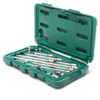 1/4" + 3/8" Dr. Adapteris un piederumu komplekts 16 gab.
