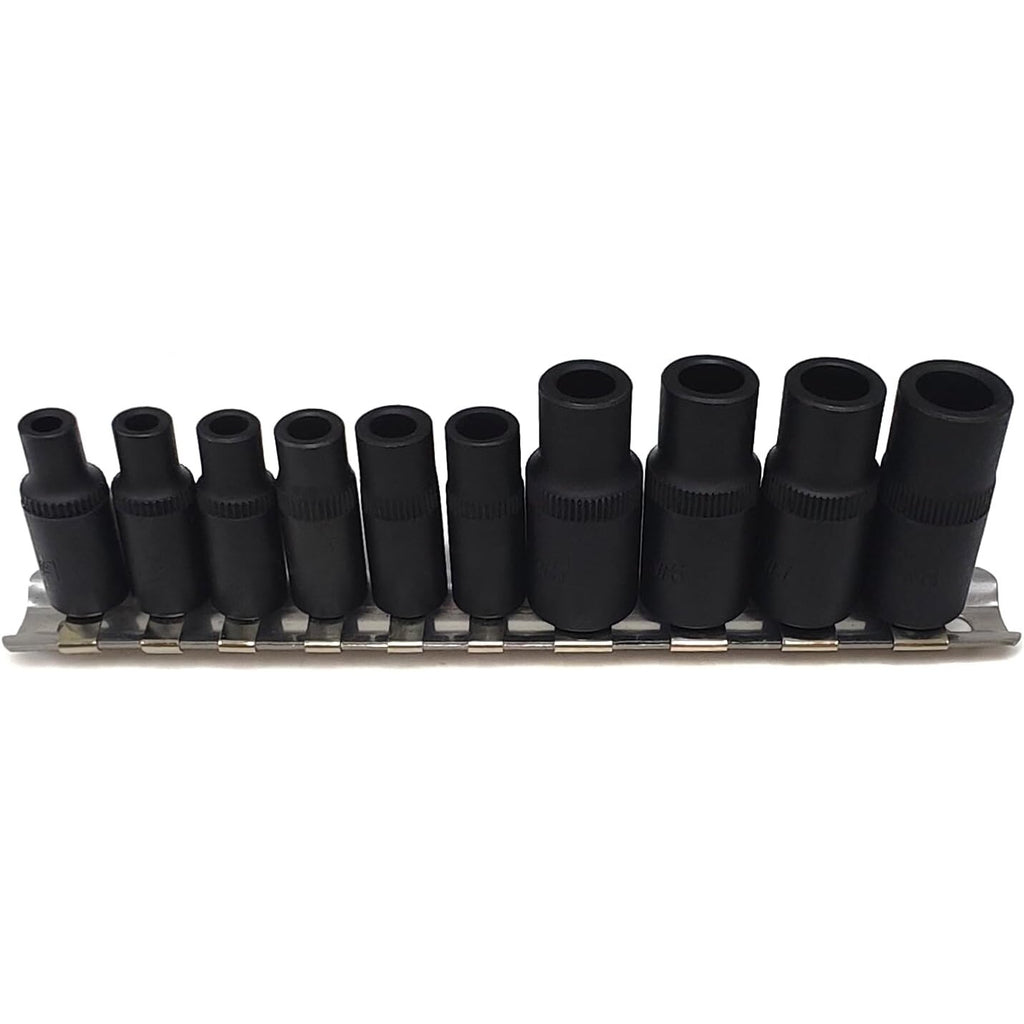 Krānu adapteru komplekts 1/4", 3/8" (10 gab.)