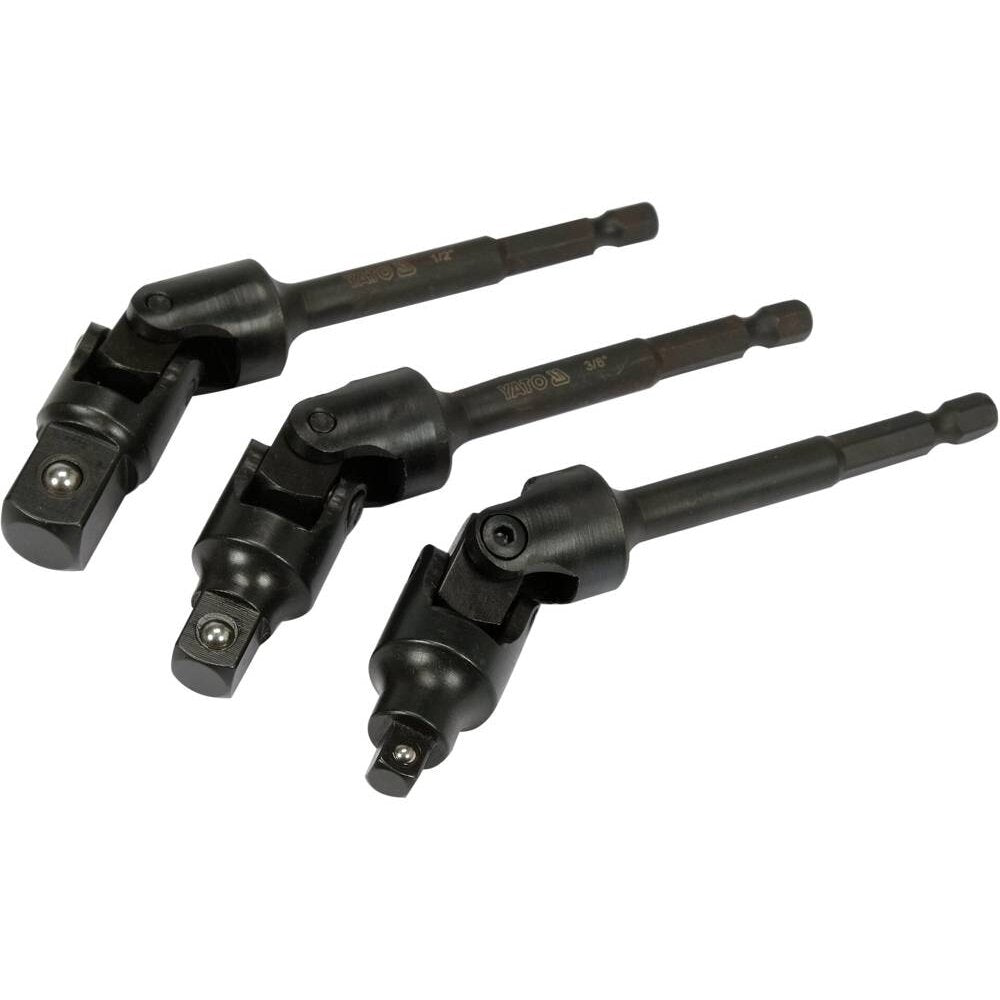 1/4" + 3/8" + 1/2" Dr. Urbja uzmavu grozāmo adapteru komplekts, 3 gab.