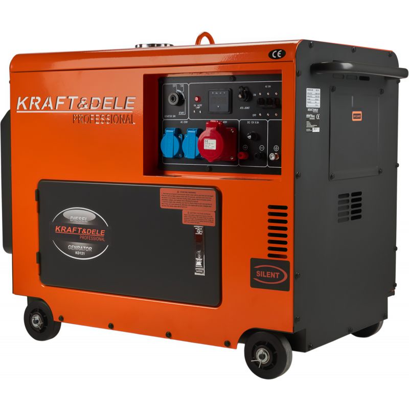 Dīzeļa ģenerators 6500W elektriskais starts + ATS KD121