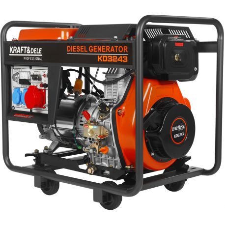 Dīzeļa ģenerators 7000W elektriskais starts KD3243