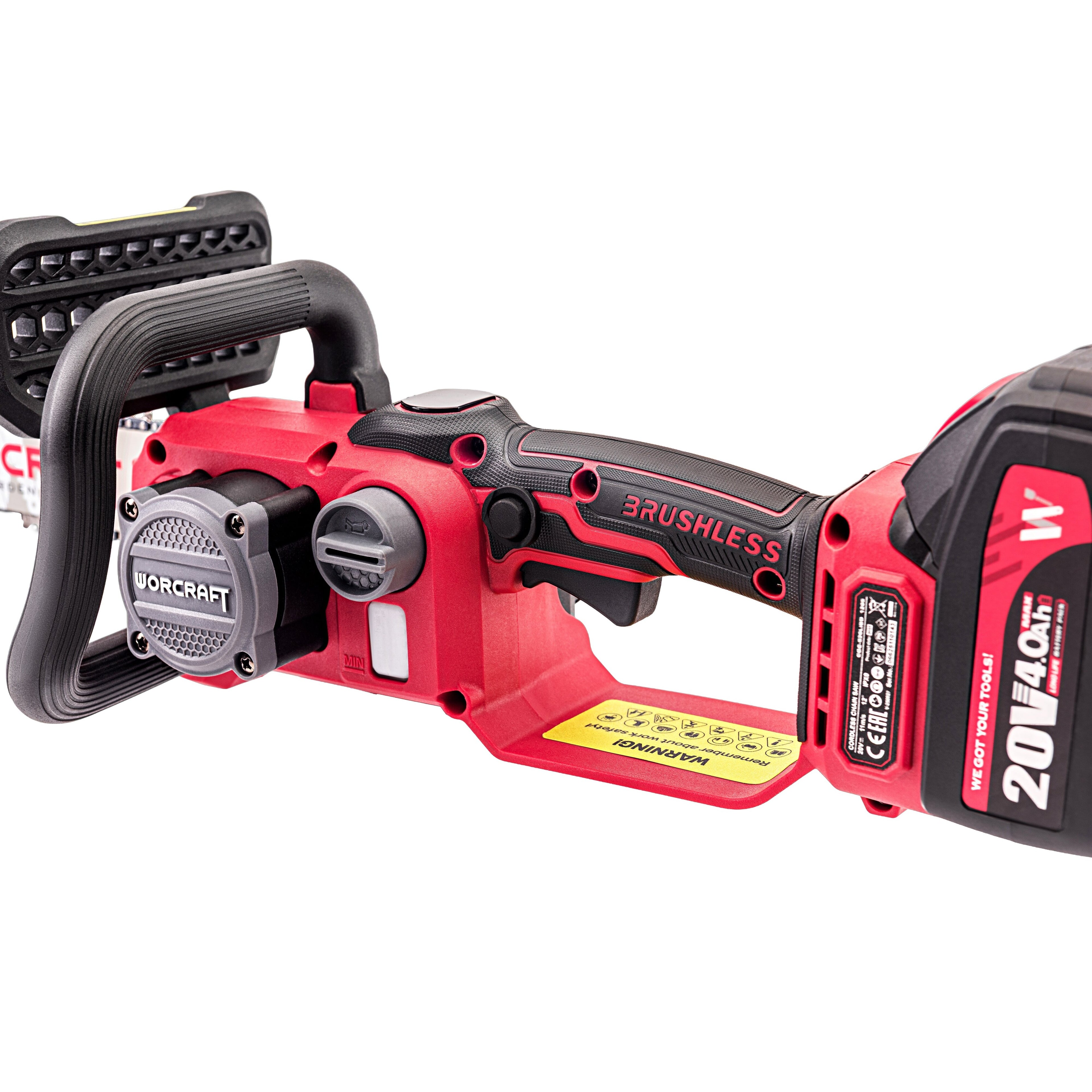 Li-ion bezvadu motorzāģis WORCRAFT 20V
