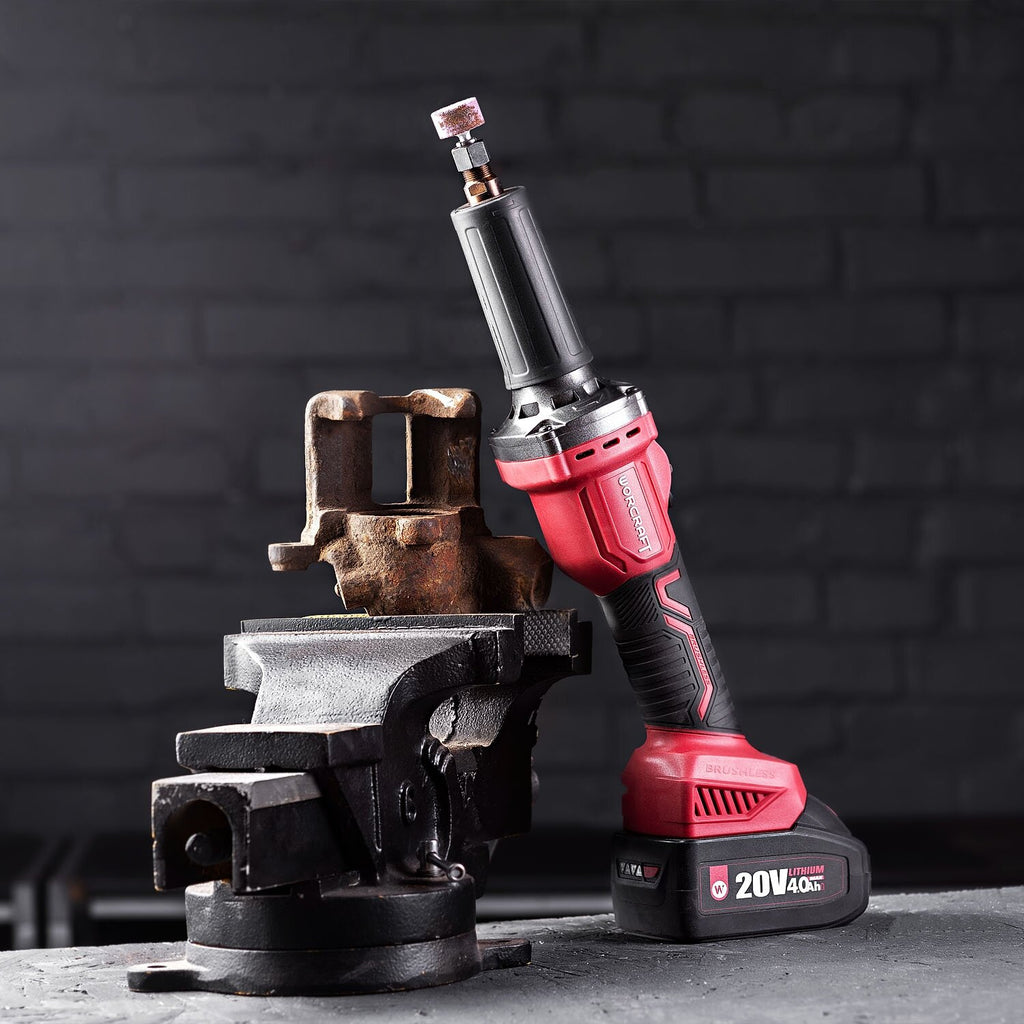 6 mm litija jonu bezvadu mini leņķslīpmašīna WORCRAFT 20 V