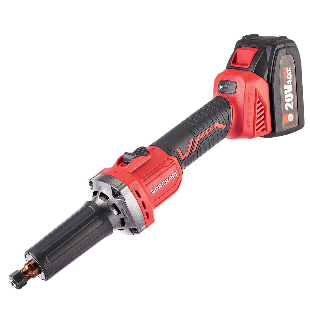 6 mm litija jonu bezvadu mini leņķslīpmašīna WORCRAFT 20 V