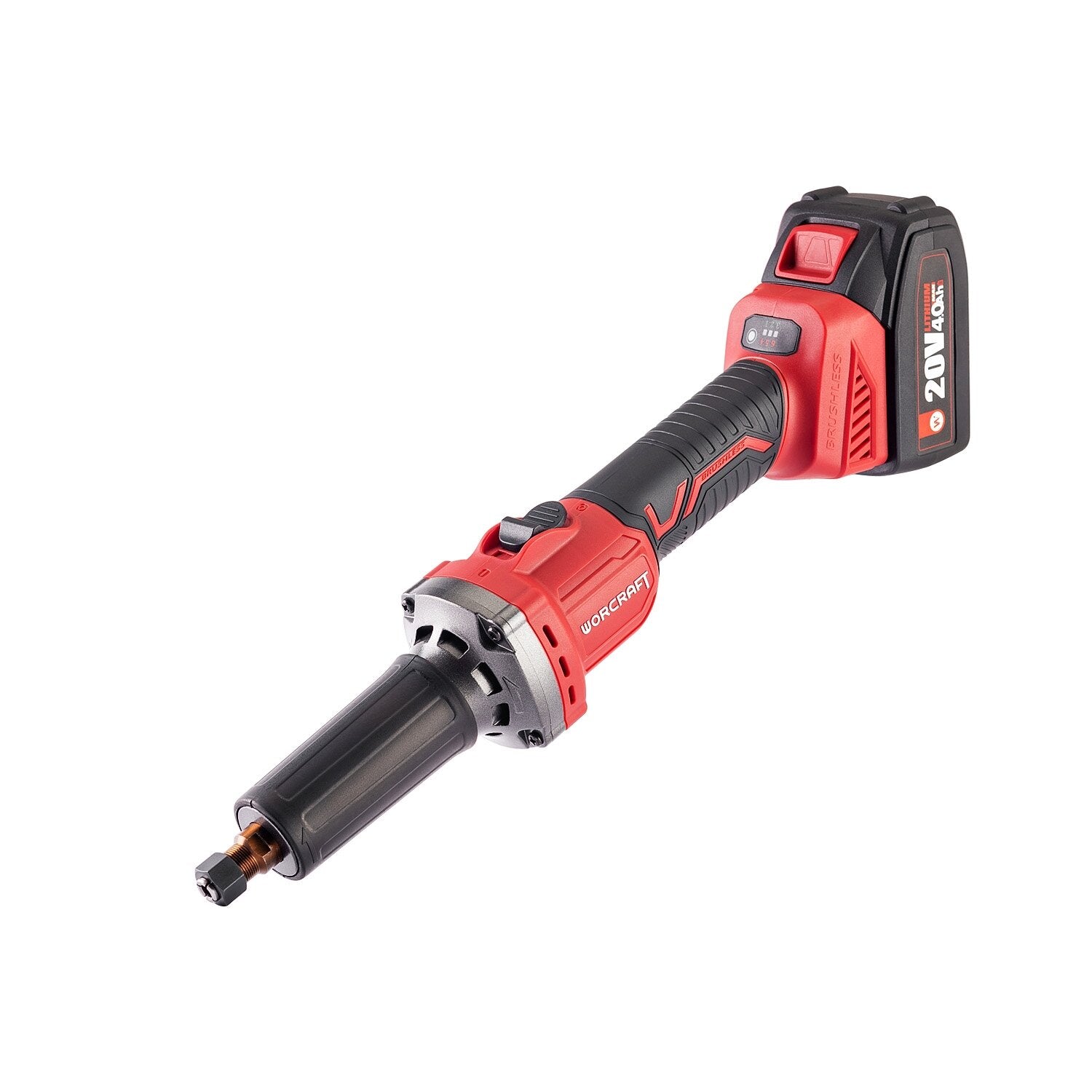 6 mm litija jonu bezvadu mini leņķslīpmašīna WORCRAFT 20 V
