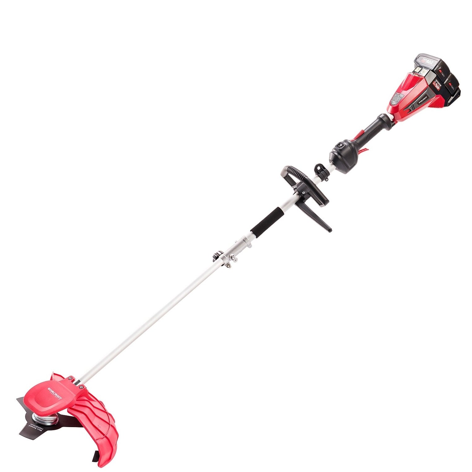 Li-ion bezvadu zāles trimmeris 2-in-1 WORCRAFT 40 V (20 V + 20 V)