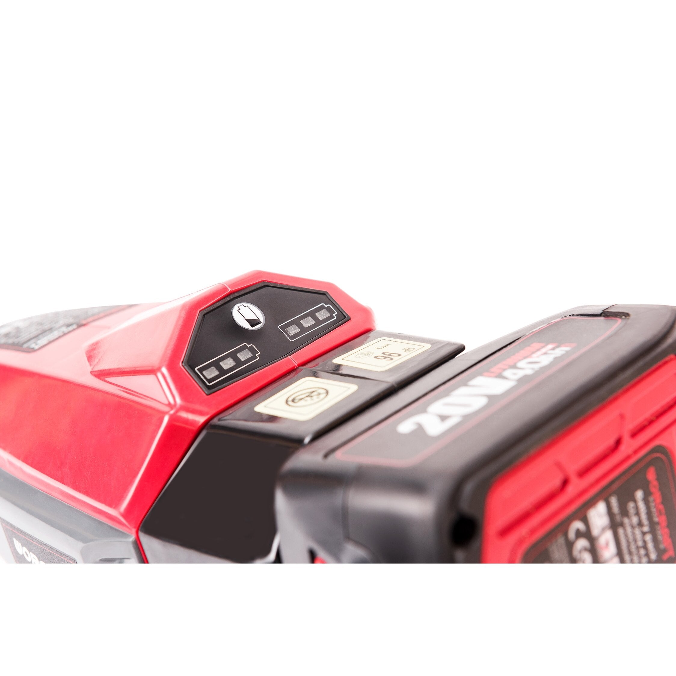 Li-ion bezvadu zāles trimmeris 2-in-1 WORCRAFT 40 V (20 V + 20 V)