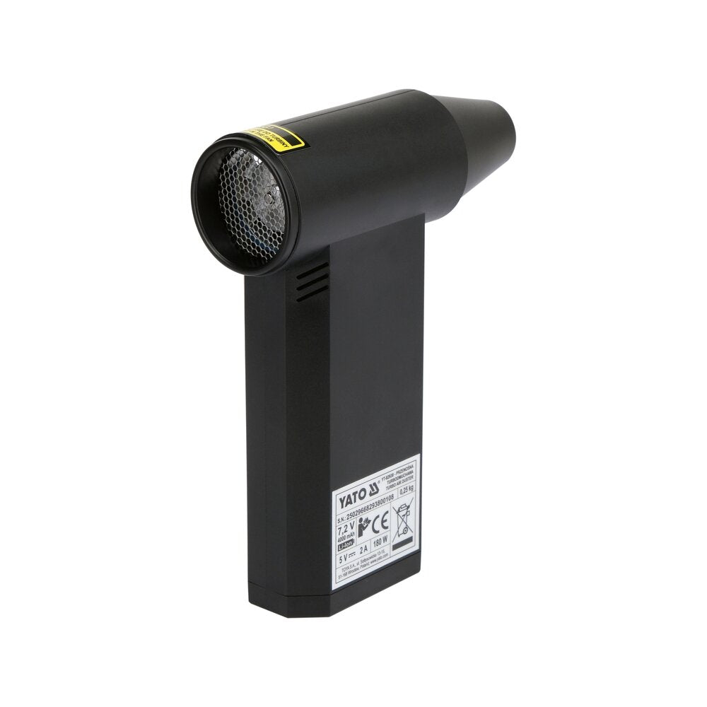 Li-ion bezvadu turbopūstītājs Mini, 135 000 apgr./min., 7,2 V