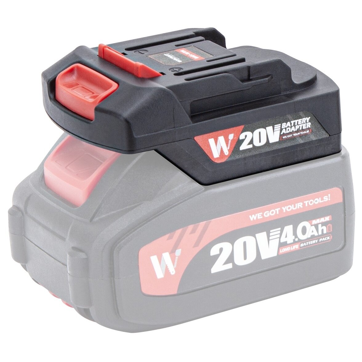 Akumulatora adapteris WORCRAFT 20 V