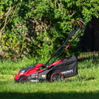 WORCRAFT bezvadu bezsuku zāles pļāvējs ar litija jonu akumulatoriem 8,0 Ah, 40 V (20 V + 20 V)