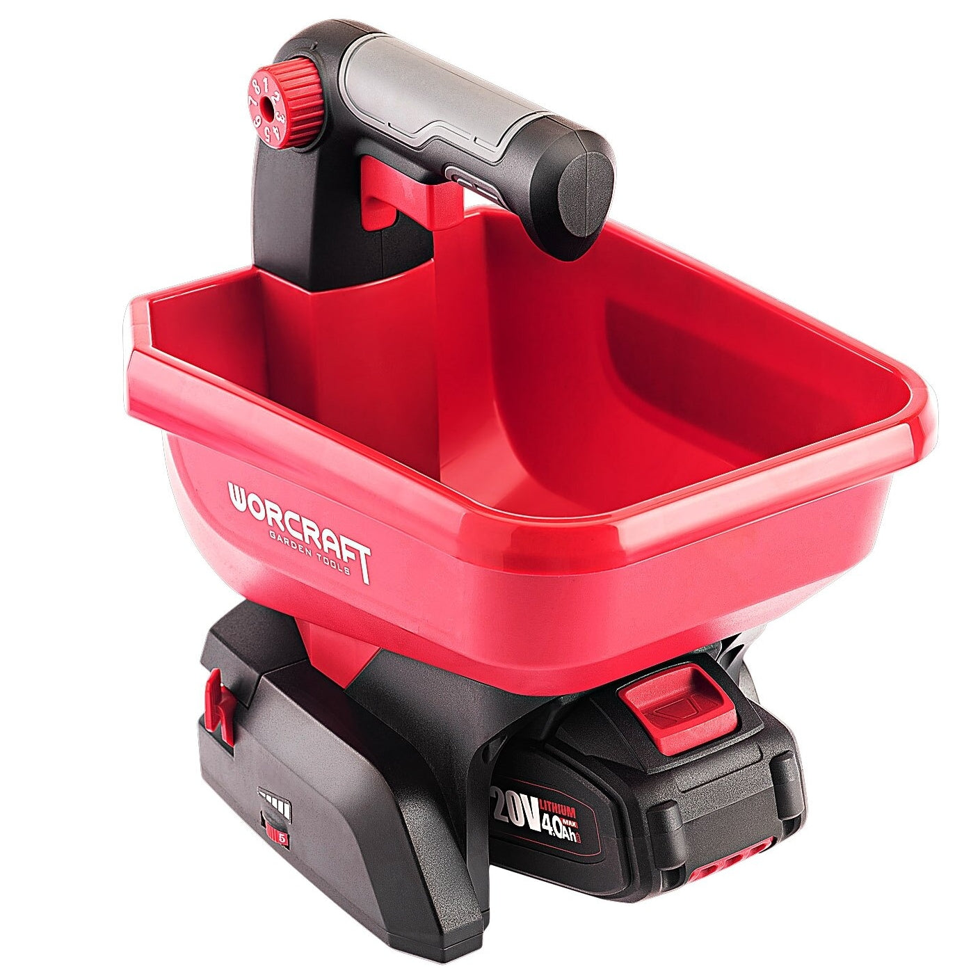 Li-ion bezvadu rokas izkliedētājs WORCRAFT 3,6 l, 20 V