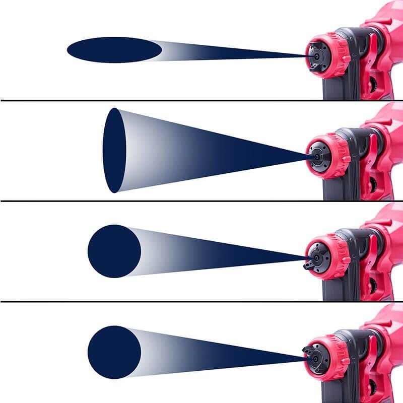 Ion bezvadu smidzināšanas pistole Ø1,8 mm, Ø2,6 mm WORCRAFT 20 V LI-ION