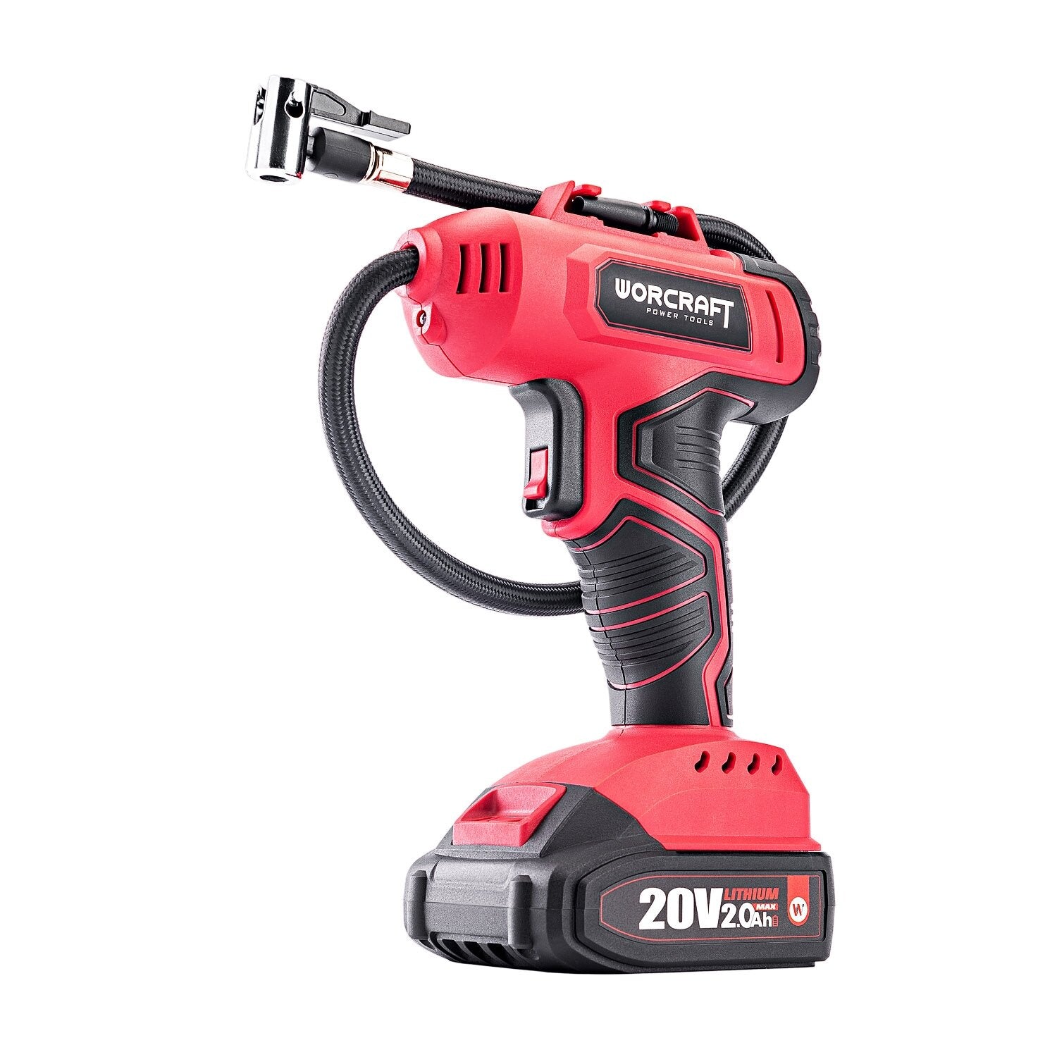 Li-ion bezvadu gaisa sūknis / kompresors WORCRAFT 20V