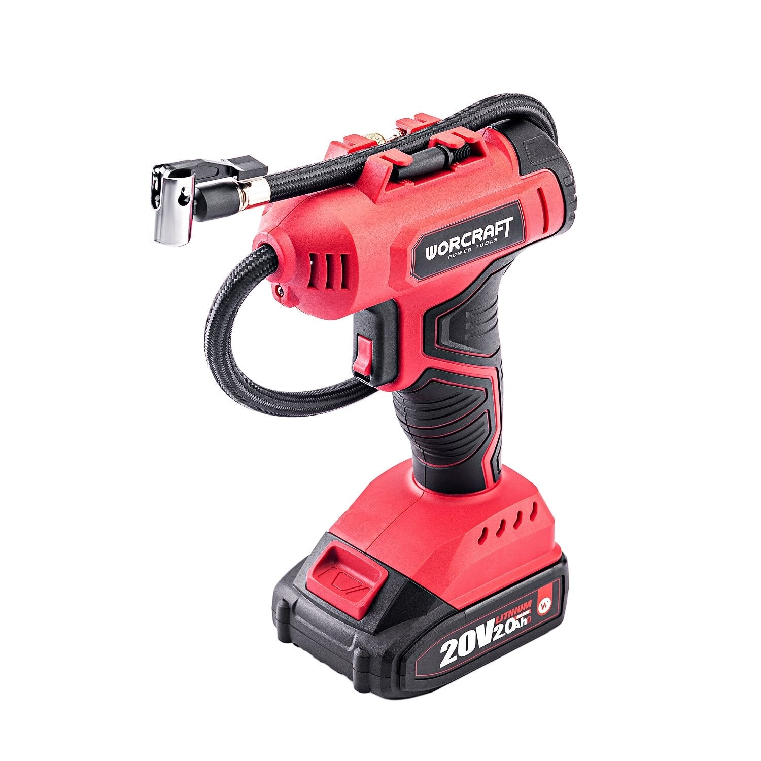 Li-ion bezvadu gaisa sūknis / kompresors WORCRAFT 20V