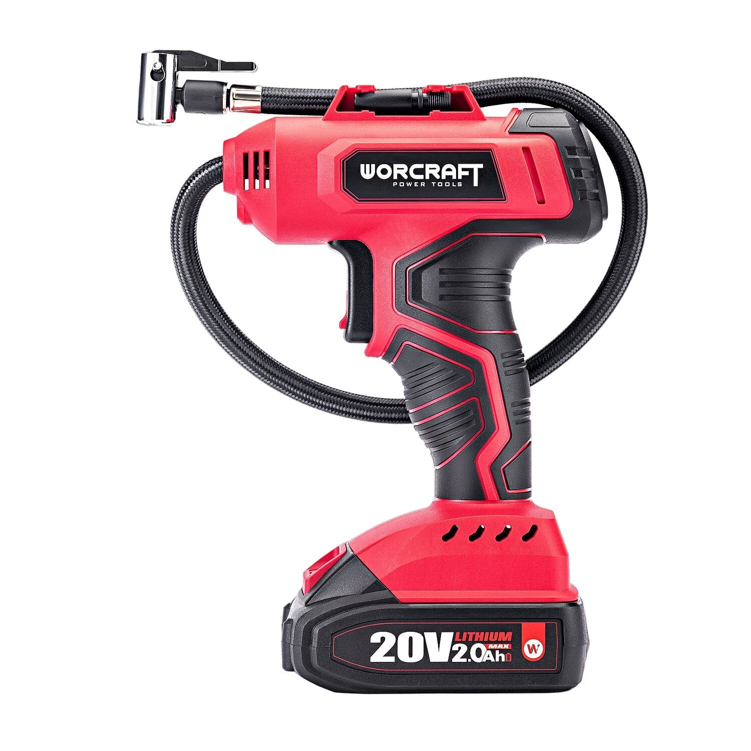 Li-ion bezvadu gaisa sūknis / kompresors WORCRAFT 20V