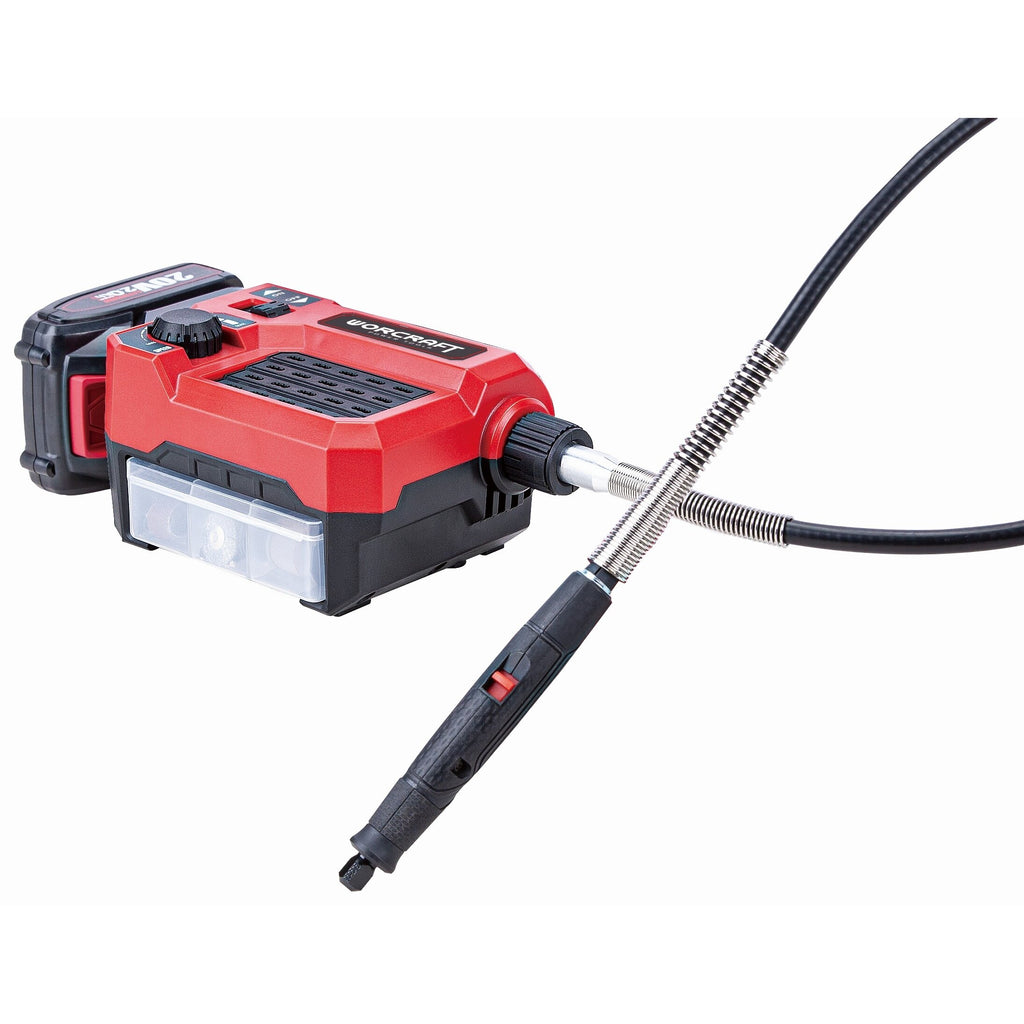 Li-ion bezvadu mini slīpmašīna ar piederumiem WORCRAFT 20V