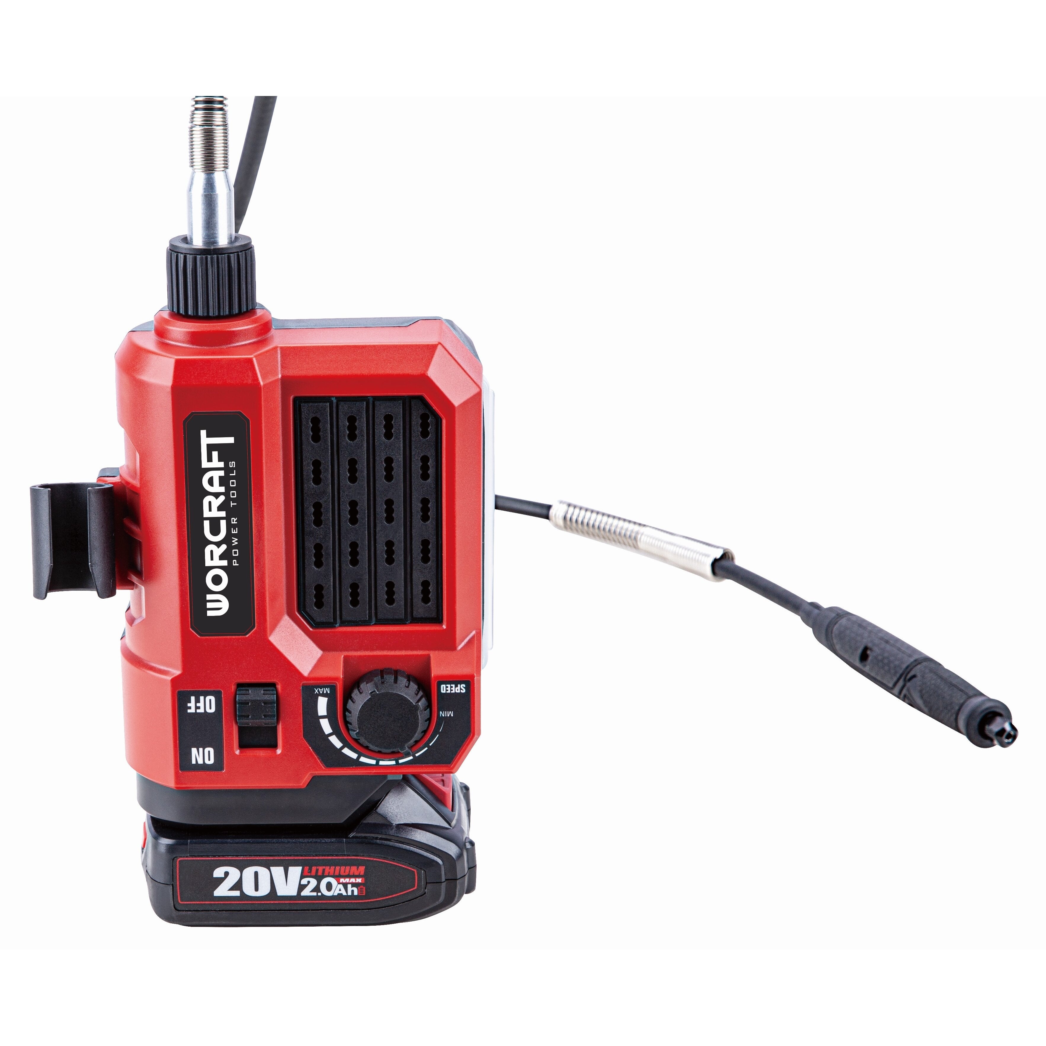 Li-ion bezvadu mini slīpmašīna ar piederumiem WORCRAFT 20V
