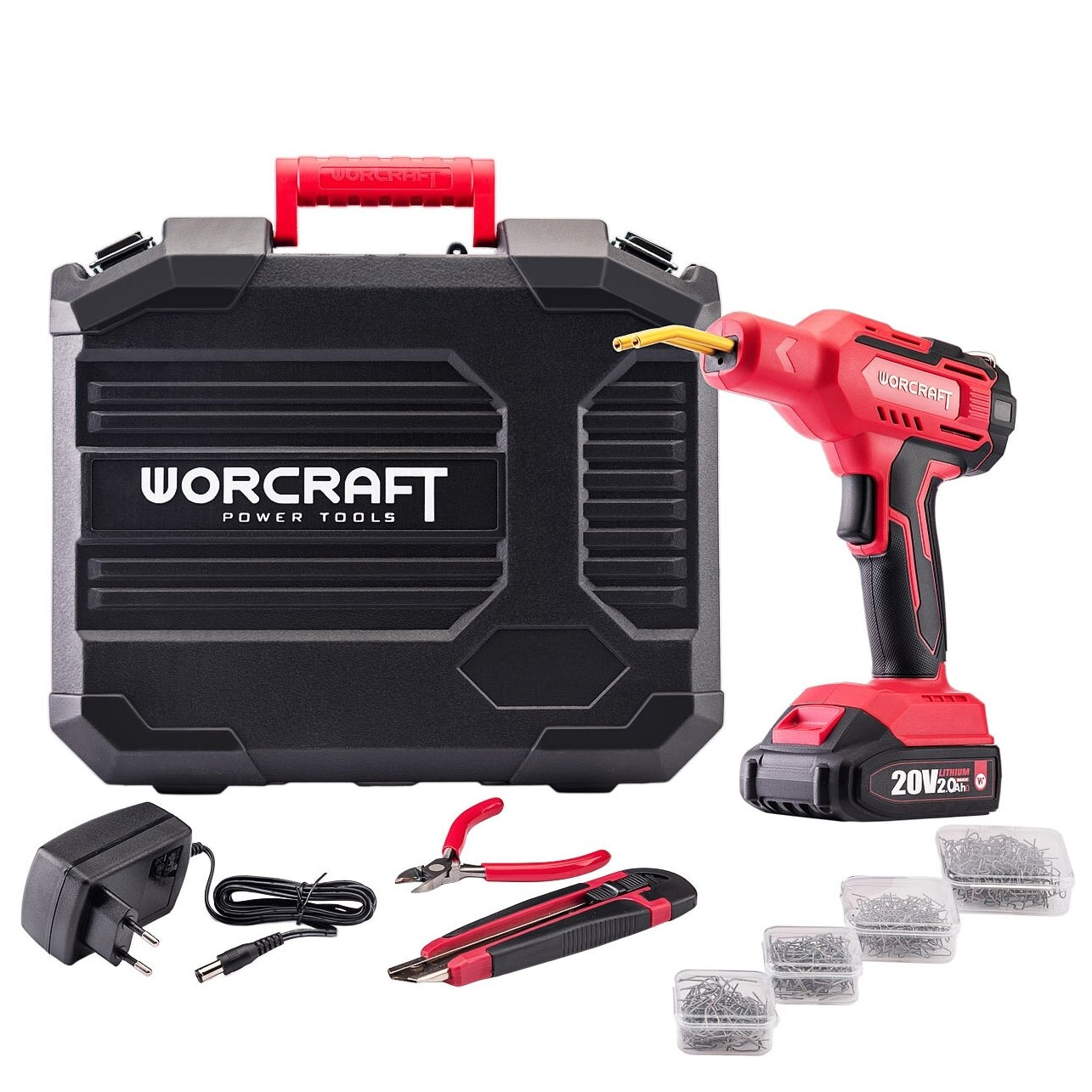 Li-ion bezvadu plastmasas metināšanas aparāts WORCRAFT 20V BMC