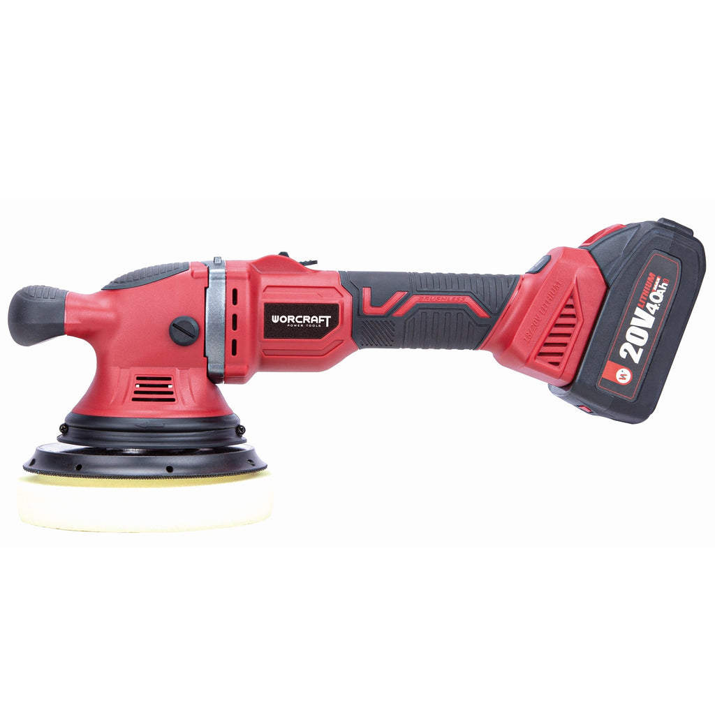 WORCRAFT 150 mm 20 V bezvadu pulētājs