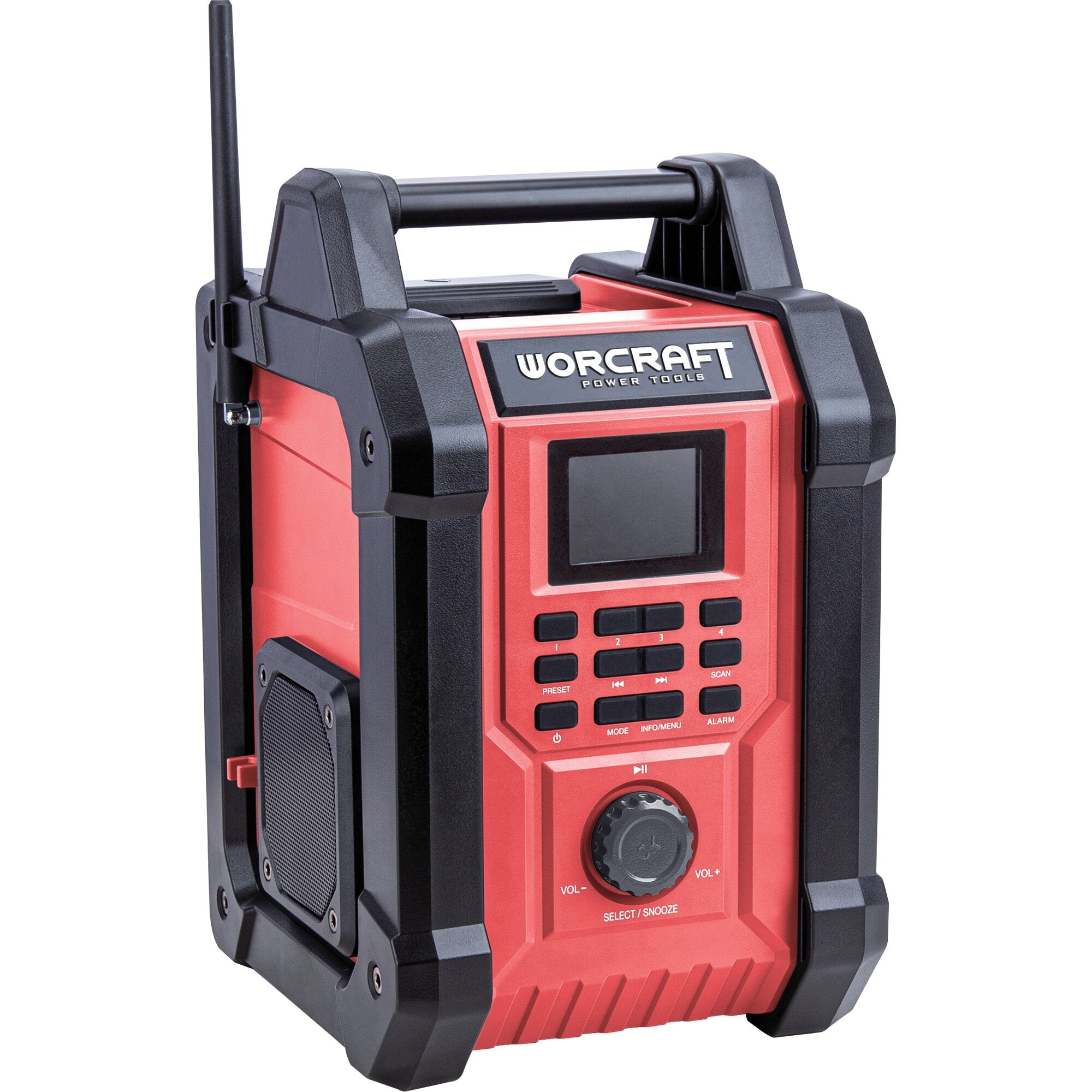 Bezvadu digitālais radioaparāts ar BT WORCRAFT 20V LI-ION