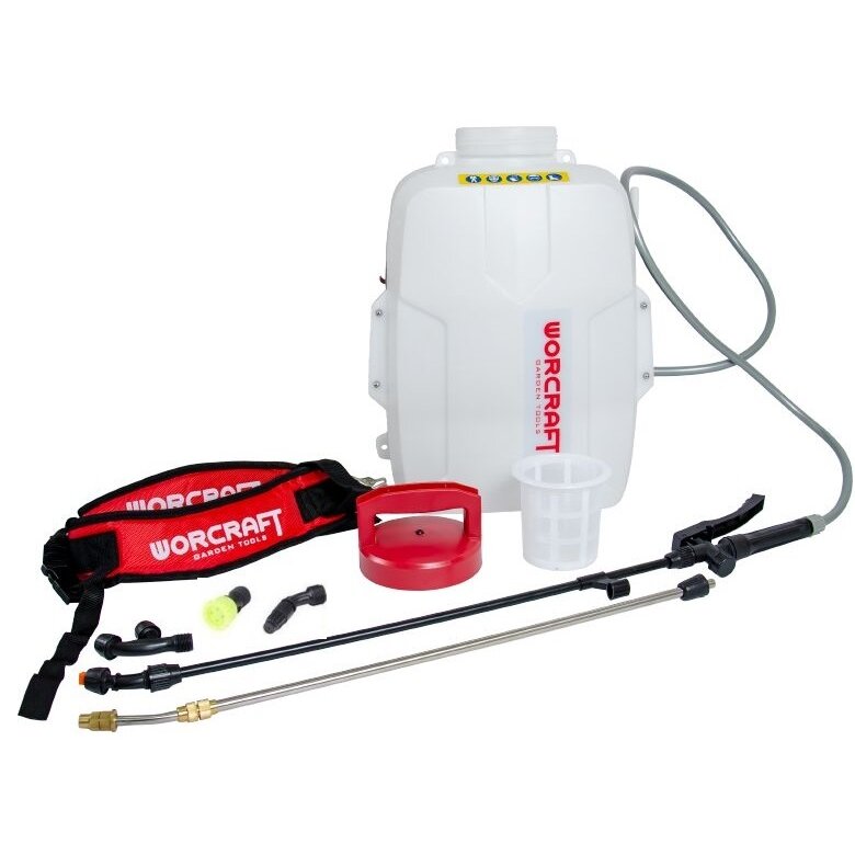WORCRAFT 20 V bezvadu 12 l smidzinātājs