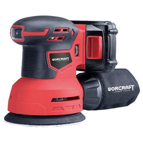 125 mm WORCRAFT 20 V bezvadu rotācijas slīpmašīna