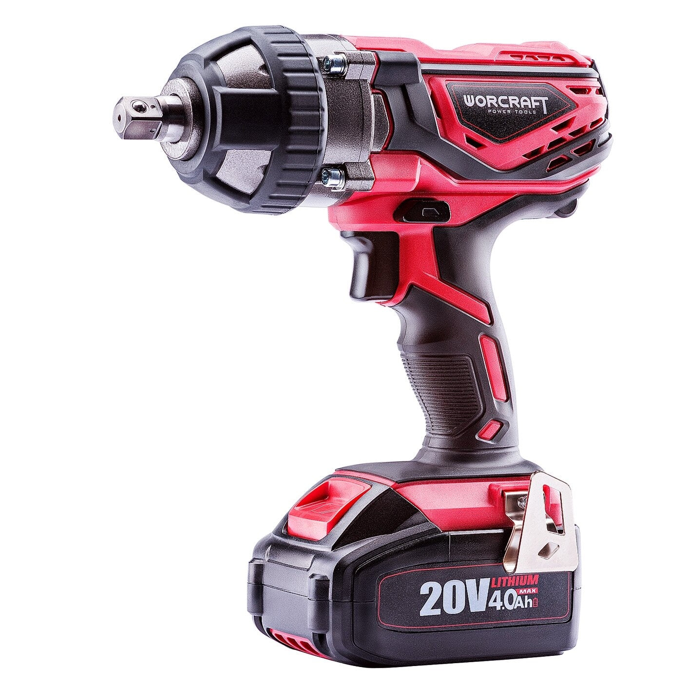 1/2" WORCRAFT 20 V litija jonu akumulatora triecienatslēga