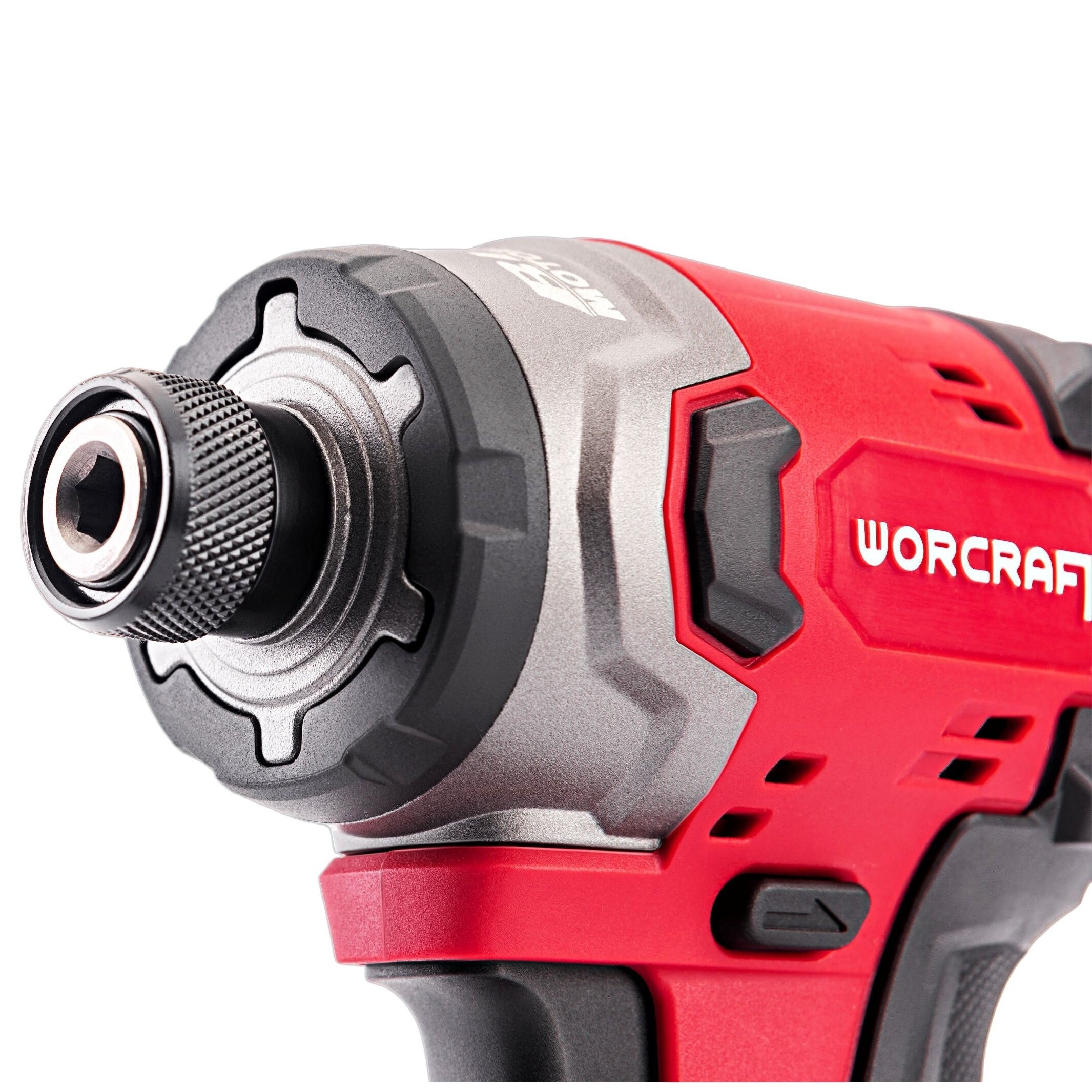 Li-ion bezsuku bezvadu triecienatslēga 1/4'' HEX WORCRAFT 20V (BMC) 2,0 Ah