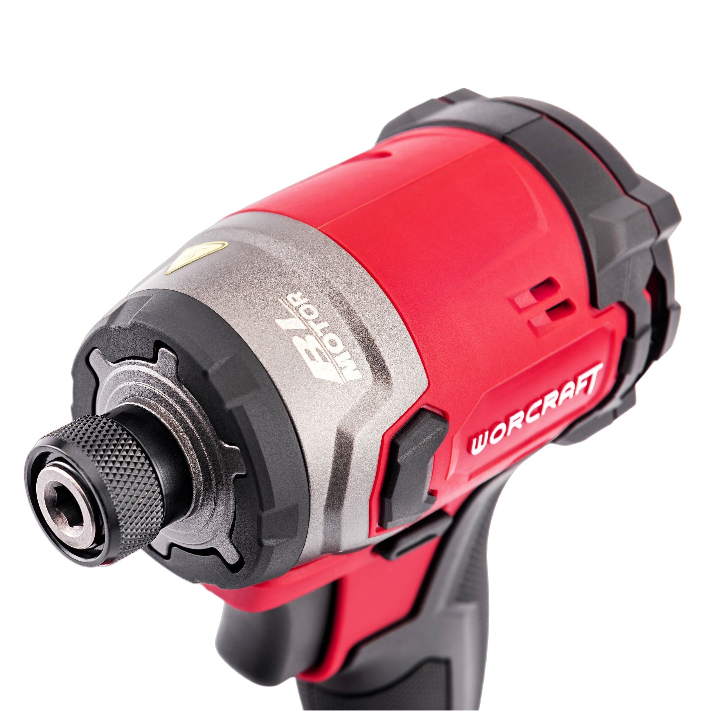 Li-ion bezsuku bezvadu triecienatslēga 1/4'' HEX WORCRAFT 20V (BMC) 2,0 Ah